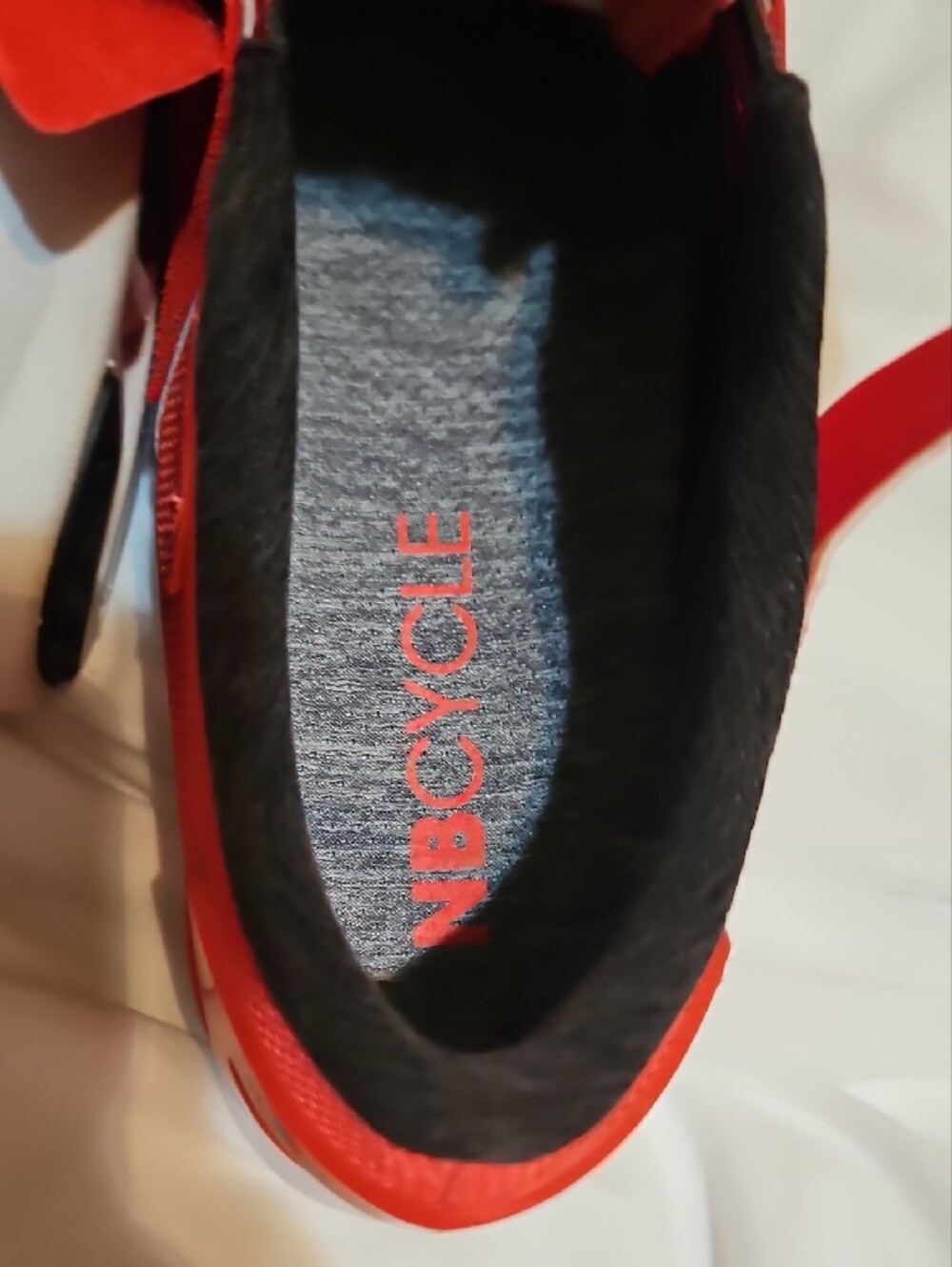 New Balance Women's Triple-Strap Indoor Cycle Spin Shoes Red/Black Size 8.5 - Picture 11 of 14